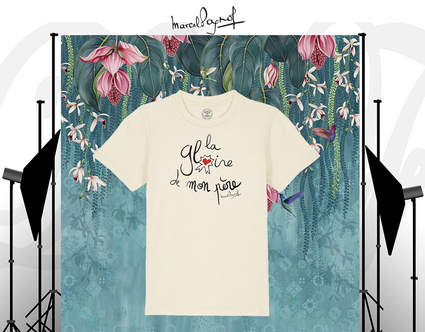 Nouveau T-shirt Enfant "La Gloire de Mon Père" - Inspiré par Marcel Pagnol