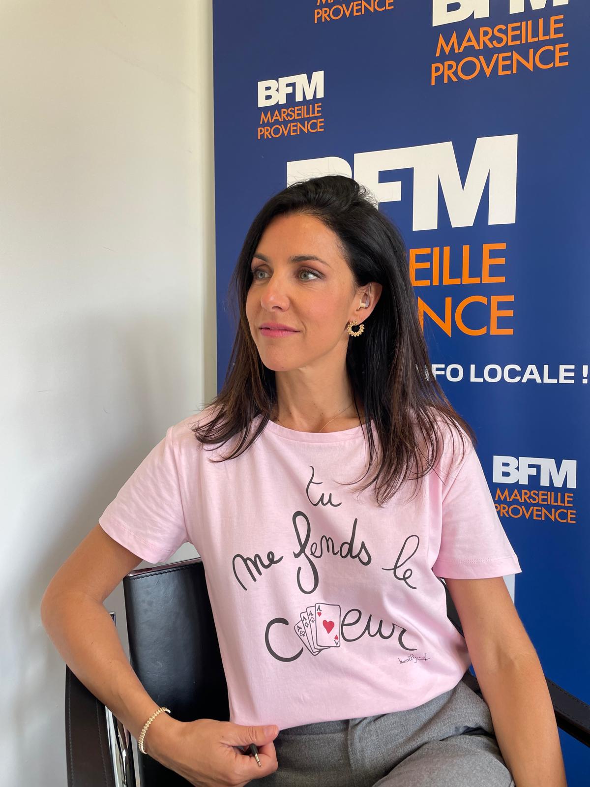 T-shirt "Marcel Pagnol" Femme - Tu me fends le cœur" Pink